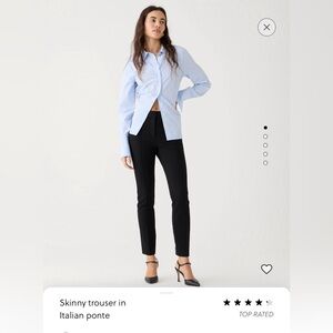 Jcrew Skinny Trouser in Italian Ponte size 4